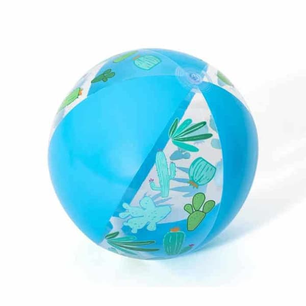 Uppblåsbar badboll - BESTWAY - Designermodell - 51 cm - Slitstark PVC - Diverse