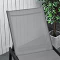 Miniatyrbillede 8 af 9: Solstol, 169x65x102 cm, Grå