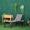 Miniatyrbillede 2 af 9: Solstol, 169x65x102 cm, Grå