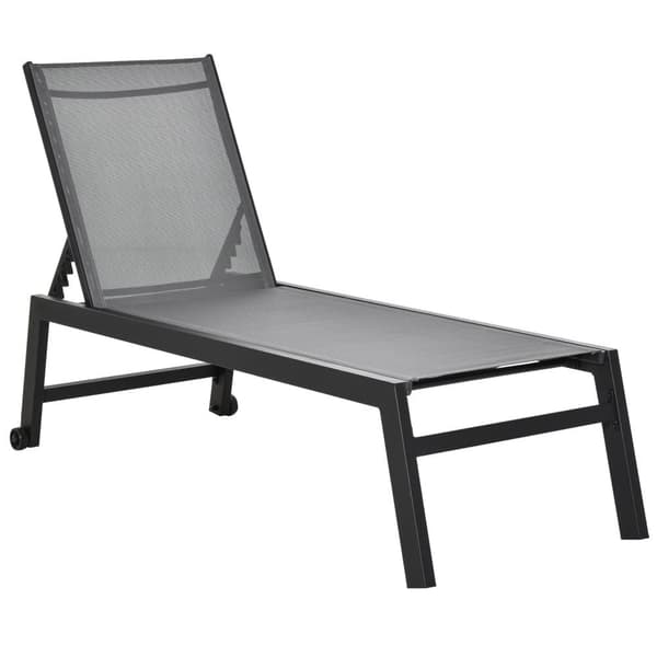 Solstol, 169x65x102 cm, Grå