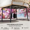 Miniatyrbillede 7 af 9: Rattan Stol, 95x80x155 cm, Beige