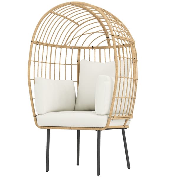 Rattan Stol, 95x80x155 cm, Beige