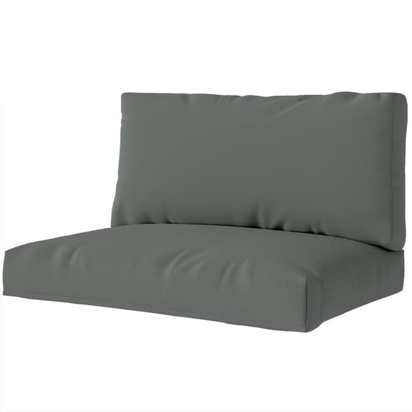 Kuddset, 120x80x20 cm, Mörkgrå