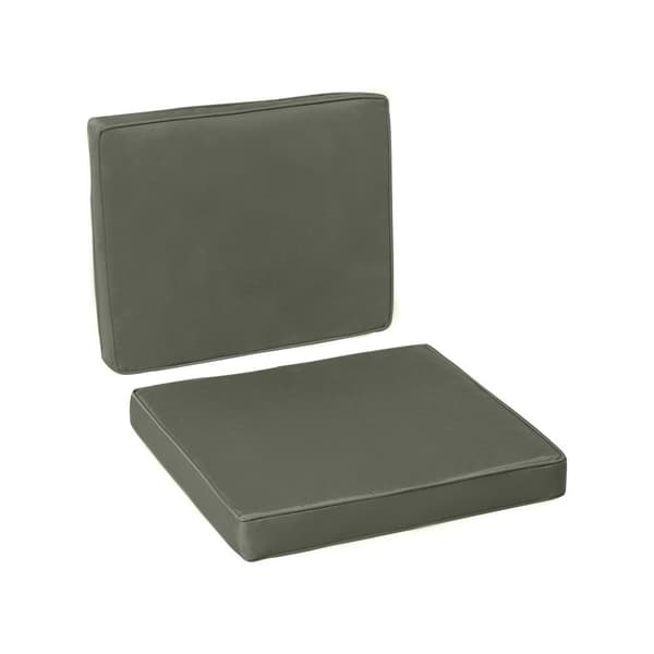 Kuddset, 2er-Set, 56x52 cm, Mörkgrå