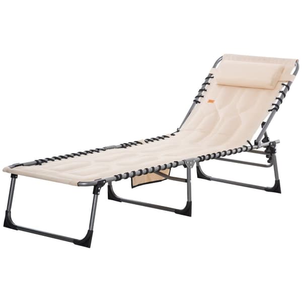 Solstol, 188x57x30 cm, Beige