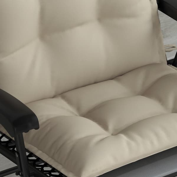 Solstolsdyna Set, 50x116x5 cm, Beige