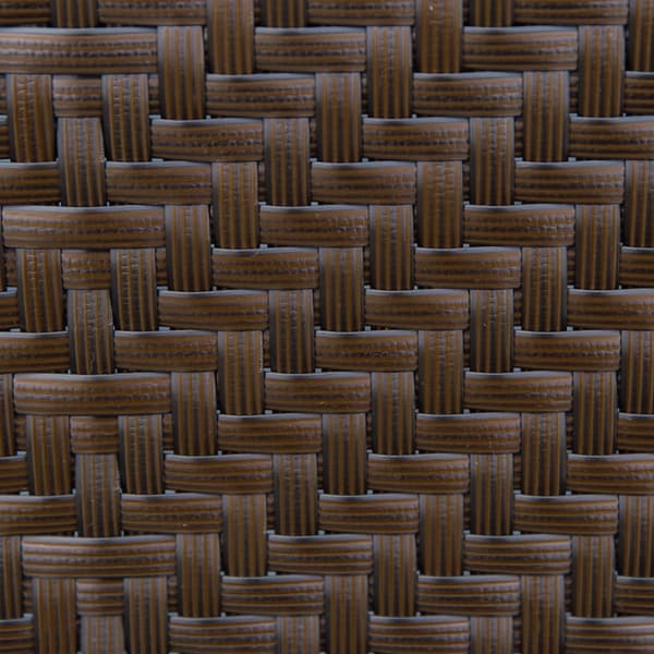 Hopfällbar Stol, Polyrattan, 58x71x111 cm, Brun