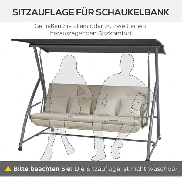 Gungdyna Set, 170x100x8 cm, Beige