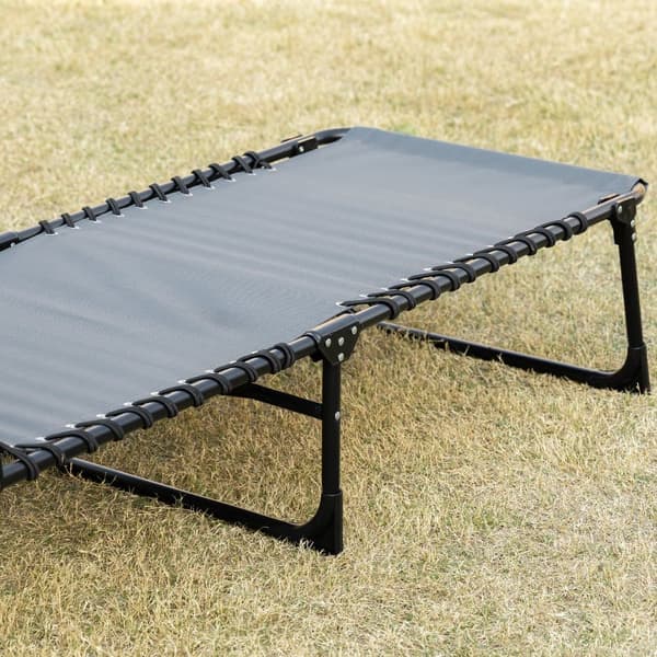 Solstol, 185x58x30 cm, Grå
