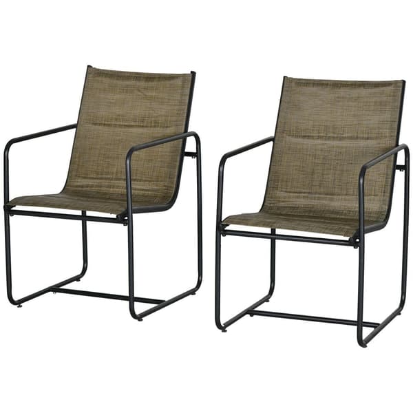 Altan Stole, 2-Styk Sæt med Armlæn, 54x66.5x88 cm, Brun