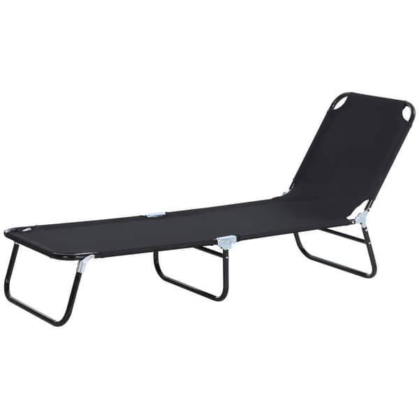 Solstol, 188x56x28 cm, Sort