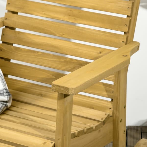 Gynge Stol, 64x86x85 cm, Lys Brun