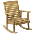 Miniatyrbillede 1 af 9: Gynge Stol, 64x86x85 cm, Lys Brun