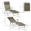 Pikkukuva 3 / 9: Auringonottotuoli, 137x63.5 cm, Khaki