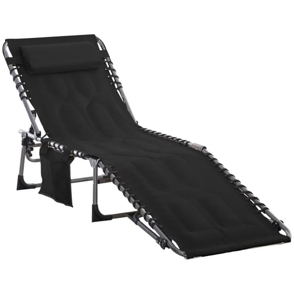Solstol, 188x57x30 cm, Sort
