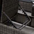 Miniatyrbild 8 av 9: Solstol, Poly-Rattan, 60x195x86 cm, Grå