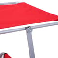 Miniatyrbillede 8 af 9: Solstol, 187x58x36 cm, Rød