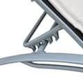 Miniatyrbillede 6 af 9: Solstol, 170x64x82 cm, Creme Hvid