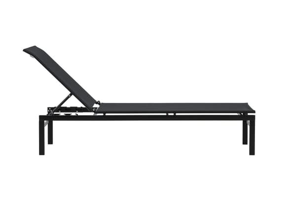 FURNLUX UDENDØRS SOLSENG MASSIMO SORT 60CM