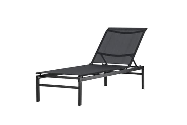 FURNLUX UDENDØRS SOLSENG MASSIMO SORT 60CM
