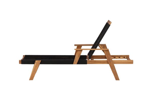 FURNLUX ULKONA AURINKOTUOLI LITTLE JOHN BLACK & ACACIA 73CM