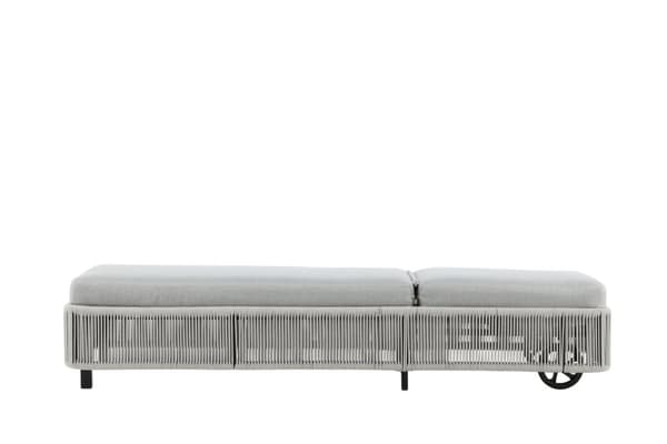 FURNLUX SOLSTOL FÖR UTOMHUSBRUK VIRYA GRÅ & SVART 75CM