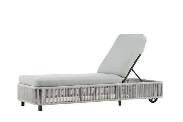 FURNLUX SOLSTOL FÖR UTOMHUSBRUK VIRYA GRÅ & SVART 75CM