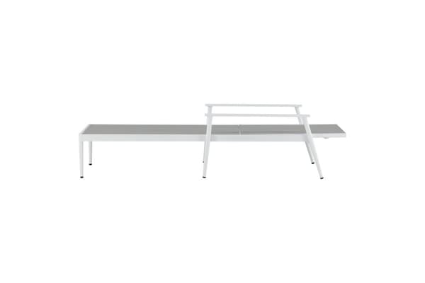 FURNLUX ULKONA AURINKOTUOLI TAUKO HARMAA & VALKOINEN 67CM