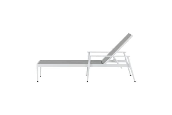 FURNLUX ULKONA AURINKOTUOLI TAUKO HARMAA & VALKOINEN 67CM