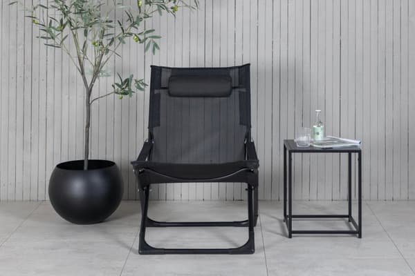 FURNLUX AURINKOTUOLI SEVILLE MUSTA 63CM