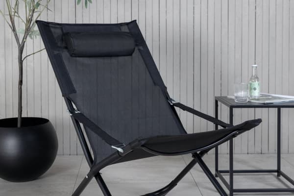 FURNLUX AURINKOTUOLI SEVILLE MUSTA 63CM