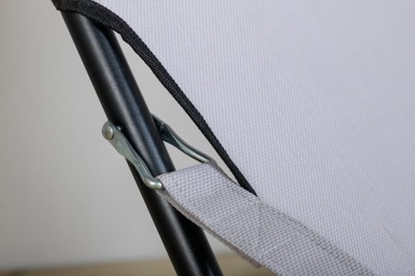 FURNLUX SOLSTOL FÖR UTOMHUSBRUK SEVILLE GRÅ & SVART 63CM