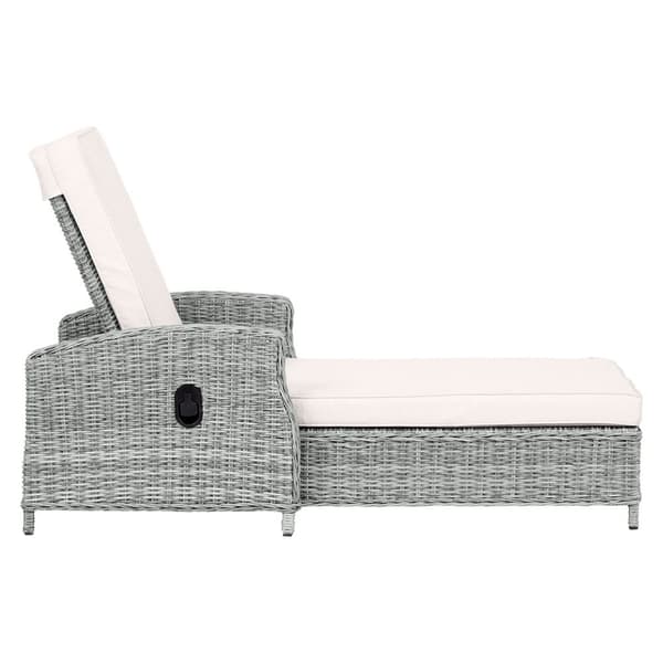Vinga solseng polyrattan med pute natur, sandfarget.