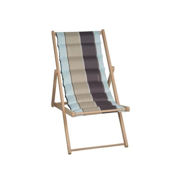 JARDIN PRIVE J'adore quiltad solstol - Trästruktur - Grå