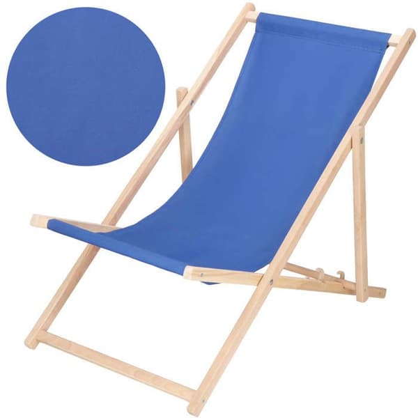 Fällbar trästol Springos® – perfekt för trädgården, stranden eller balkongen