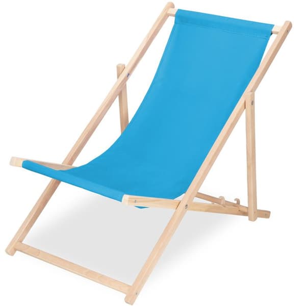 Fällbar trästol Springos® – perfekt för trädgården, stranden eller balkongen