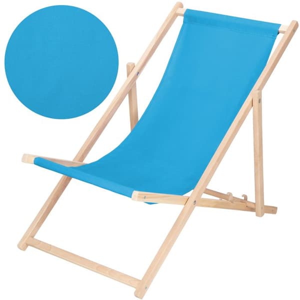 Fällbar trästol Springos® – perfekt för trädgården, stranden eller balkongen