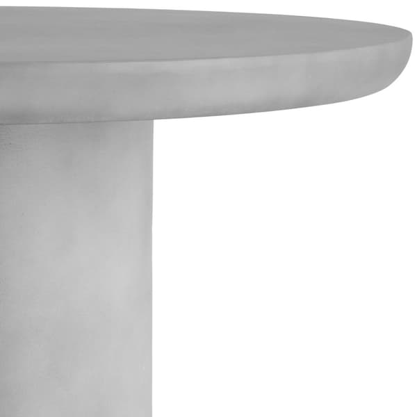 Runt trädgårdsbord Talmi, för in- & utomhusbruk, 86,5x75,5cm - betonggrå