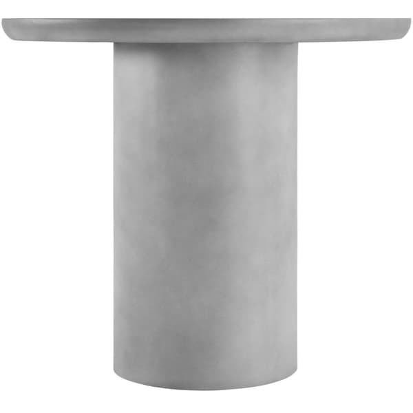 Runt trädgårdsbord Talmi, för in- & utomhusbruk, 86,5x75,5cm - betonggrå
