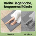 Miniatyrbillede 4 af 5: Rootz Beach Lounger - Campingstol - Sun Lounger - Holdbart galvaniseret stål - 158 cm x 55 cm - Letvægt og sammenfoldelig
