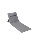 Miniatyrbillede 1 af 5: Rootz Beach Lounger - Campingstol - Sun Lounger - Holdbart galvaniseret stål - 158 cm x 55 cm - Letvægt og sammenfoldelig
