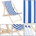 Miniatyrbild 3 av 6: Springos® Fällbar trästol – perfekt för trädgården, stranden eller balkongen