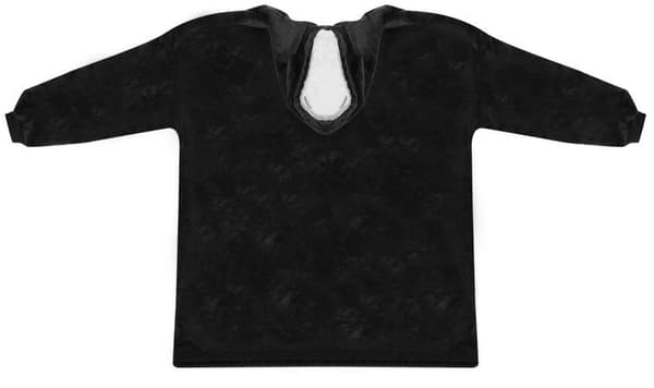 XXL Sweatshirt Filt - Svart, varm og koselig Oversize-genser