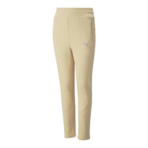 Jogging - Puma - Evo - Beige - 77% bomull - Dragkedjor - Dragsko