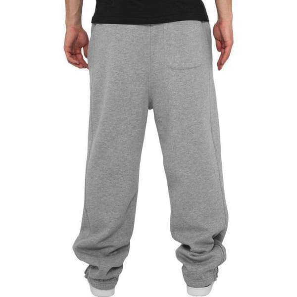 Joggingbyxor - Urban Classics - 3XL - Grå - Urban Fit - Fickor med dragkedja