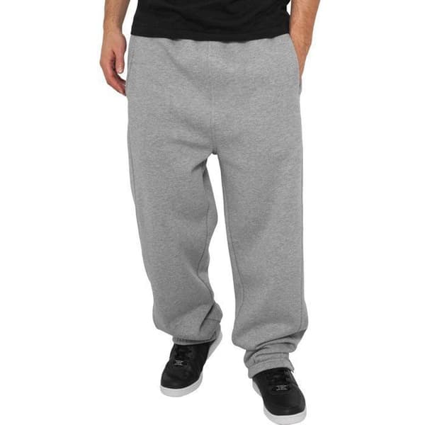 Joggingbyxor - Urban Classics - 3XL - Grå - Urban Fit - Fickor med dragkedja