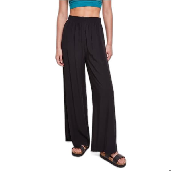 Pantalon Jogging - Urban Classics - Stora Storlekar - Viskos - Lös Passform - Svart