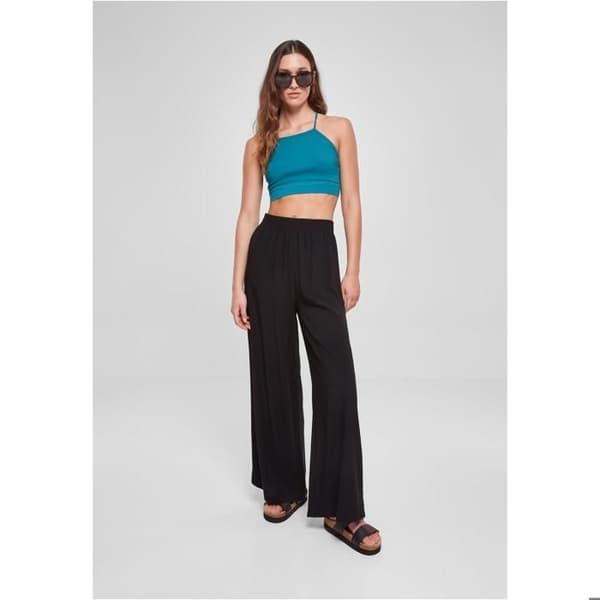 Pantalon Jogging - Urban Classics - Stora Storlekar - Viskos - Lös Passform - Svart