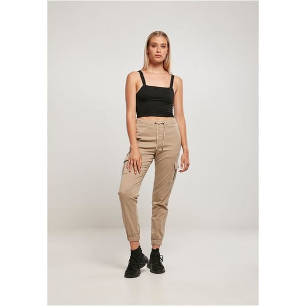 Cargo pants - Urban Classics - Kvinna - Hög midja - Bekväm - Cargo fickor