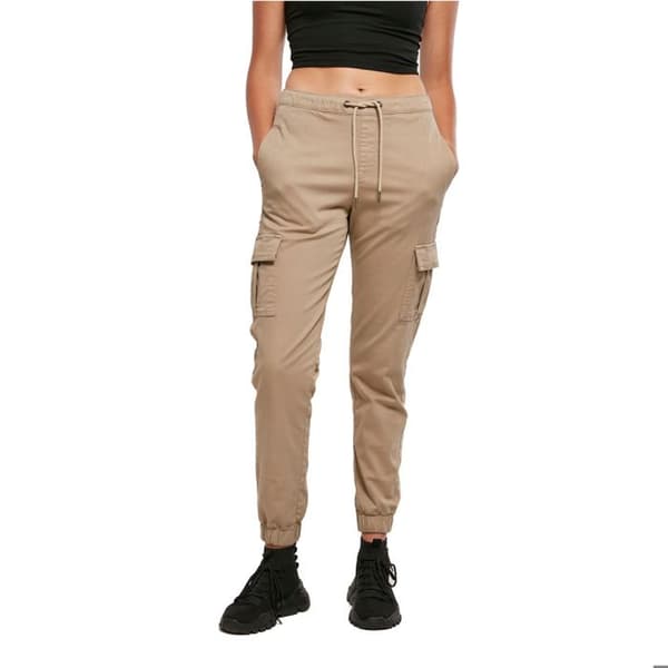 Cargo pants - Urban Classics - Kvinna - Hög midja - Bekväm - Cargo fickor